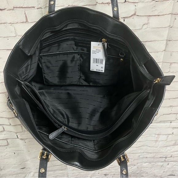 Michael Kors Limited Edition Voyager Love Tote Bag Black Stud Large Purse NWT - Picture 7 of 16